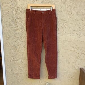 LL Beans Men's Brown Corduroy Pants
